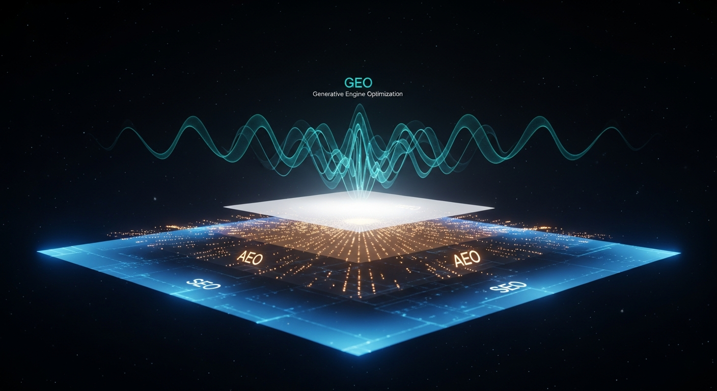 GEO vs SEO vs AEO — AI 검색 시대 세 전략 차이점